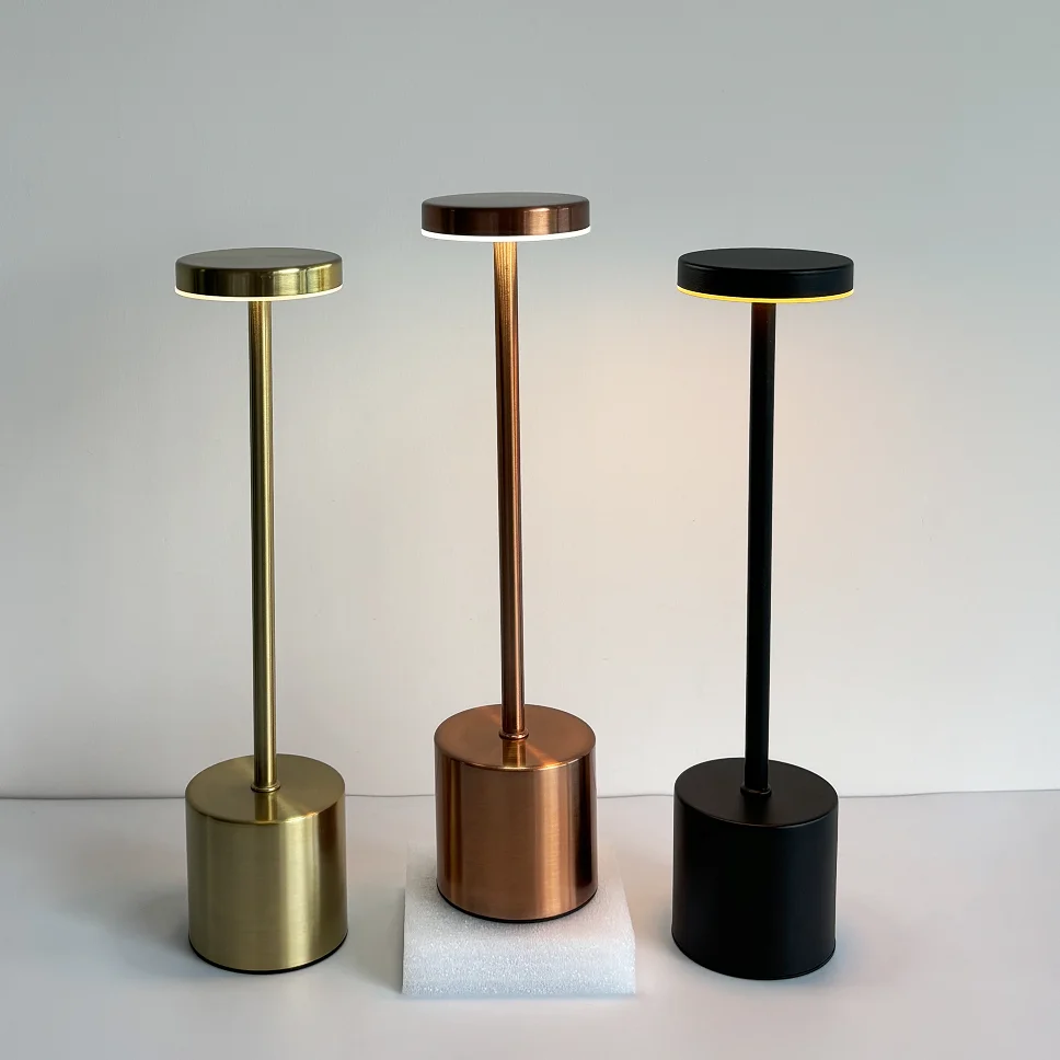 Enkel berøringsfølsom Led-skrivebordslampe Genopladelig skrivebordslampe