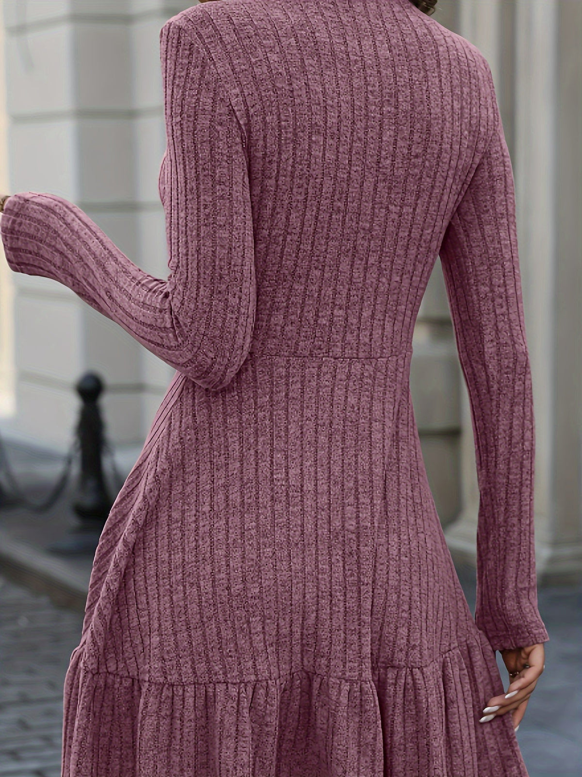 Marie - Elegant trapezformet strikkjole