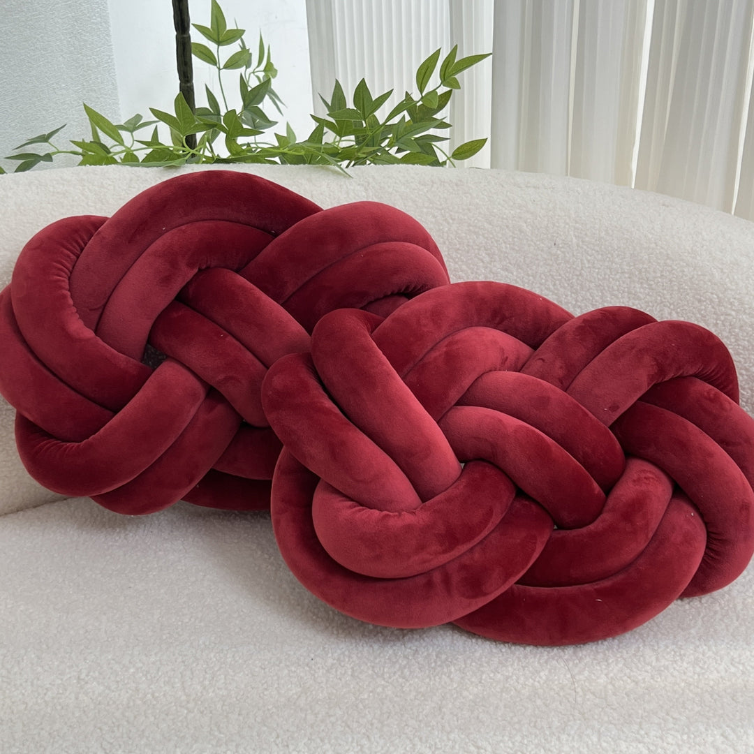 CozyPlush Sæt med 2 Plys Dekorative Puder – Blød Elegance til Dit Hjem