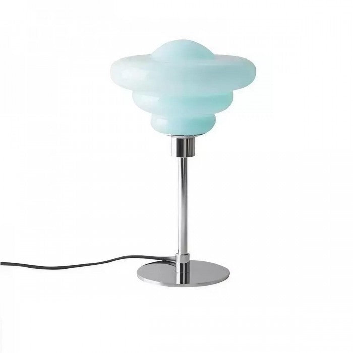 LumaRipple bordlampe i tekstureret glas