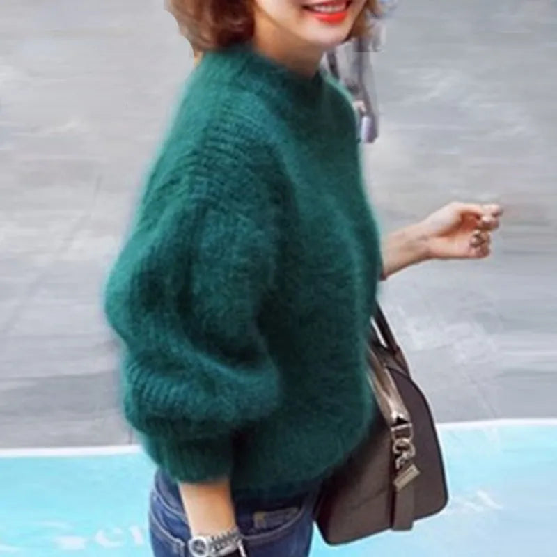 Emerald - Fuzzy afslappet trøje