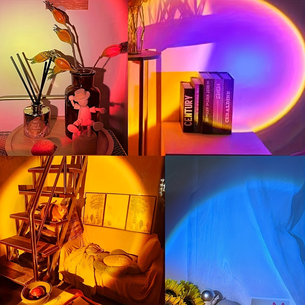 LumiSpectra – Farveskiftende fjernbetjening projektionslampe