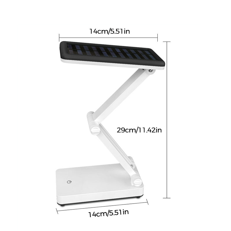 SolarFlex – Foldbar LED-lampe med Justerbar Lysstyrke og Solopladning