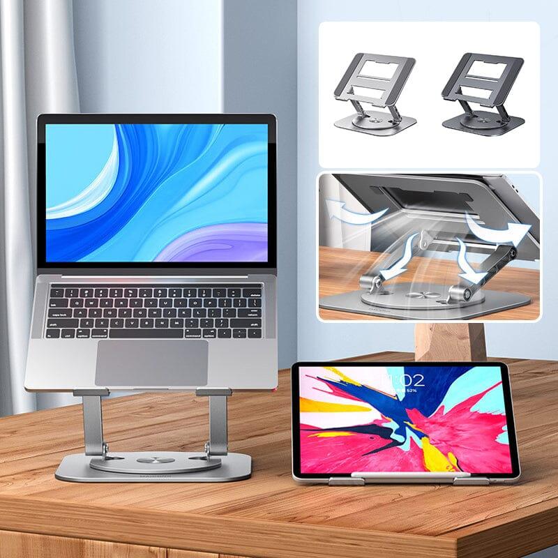 SpinLift foldbart laptopstativ med 360° rotation