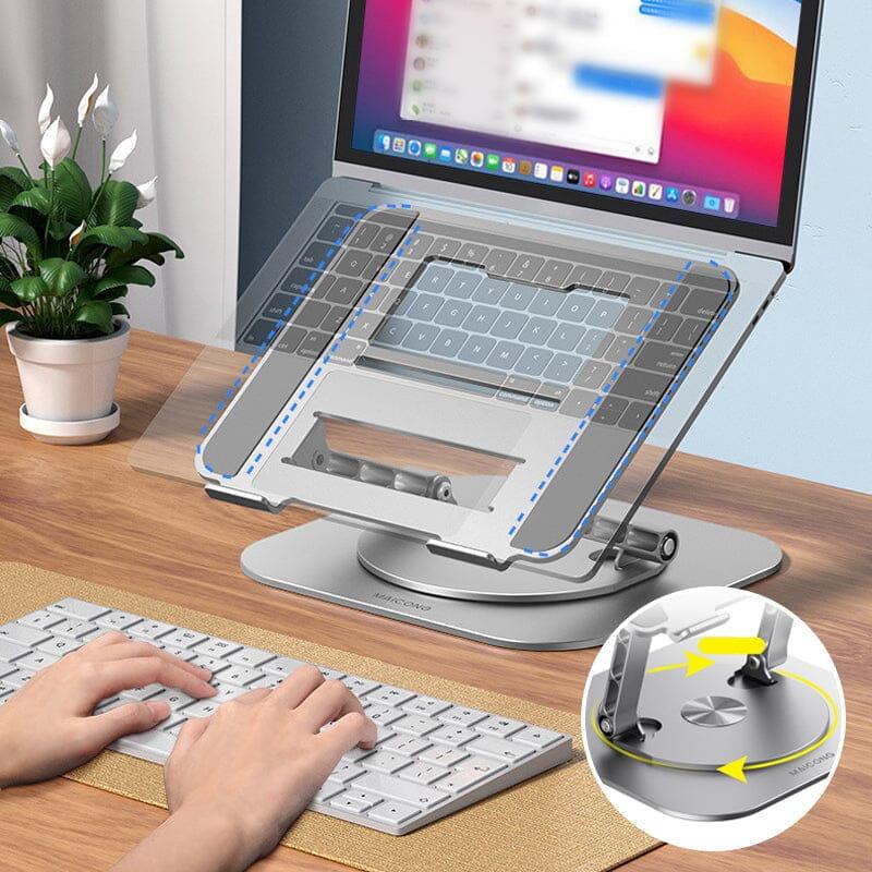 SpinLift foldbart laptopstativ med 360° rotation