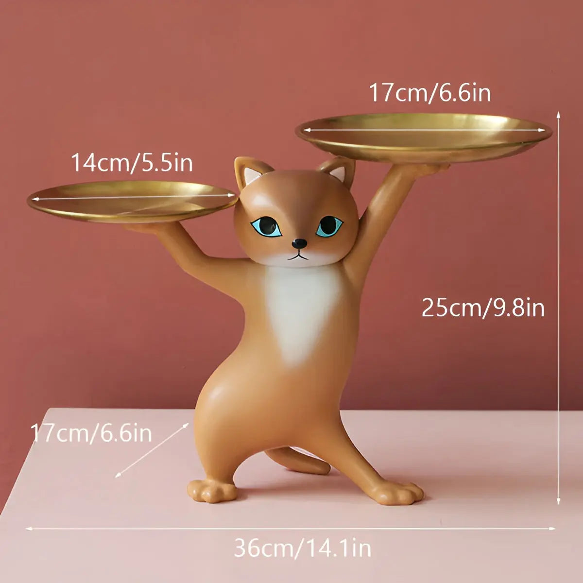 WhiskerCharm- Katteformet Smykkebakke med Charme