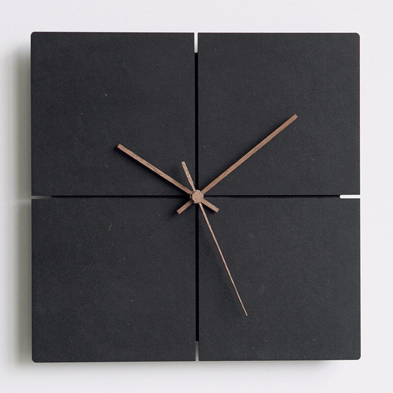 GeoTime – Moderne cirkel og firkantet vægur med unikt design