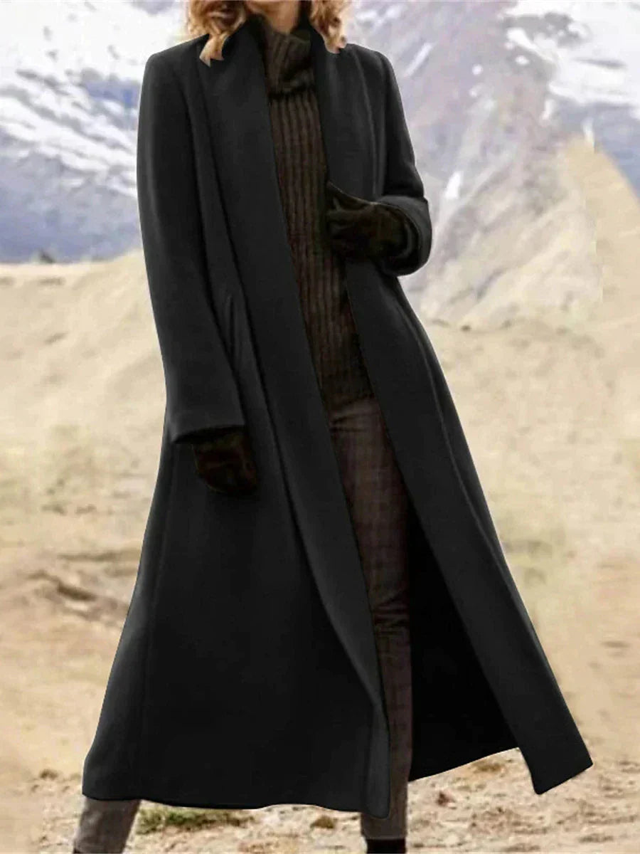 Pauline hyggelig lang trenchcoat