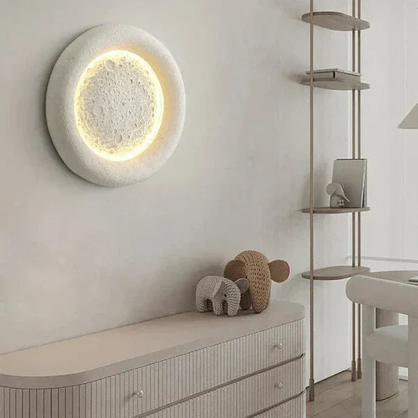 LunaGlow cirkulær væglampe - elegant og moderne design