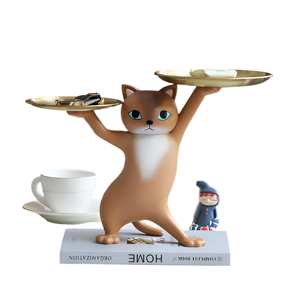 WhiskerCharm- Katteformet Smykkebakke med Charme