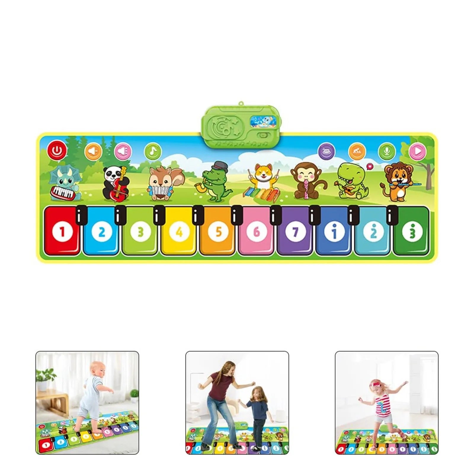 FunLearn - Sjovt og musikalsk klaver Gulvlegemåtte