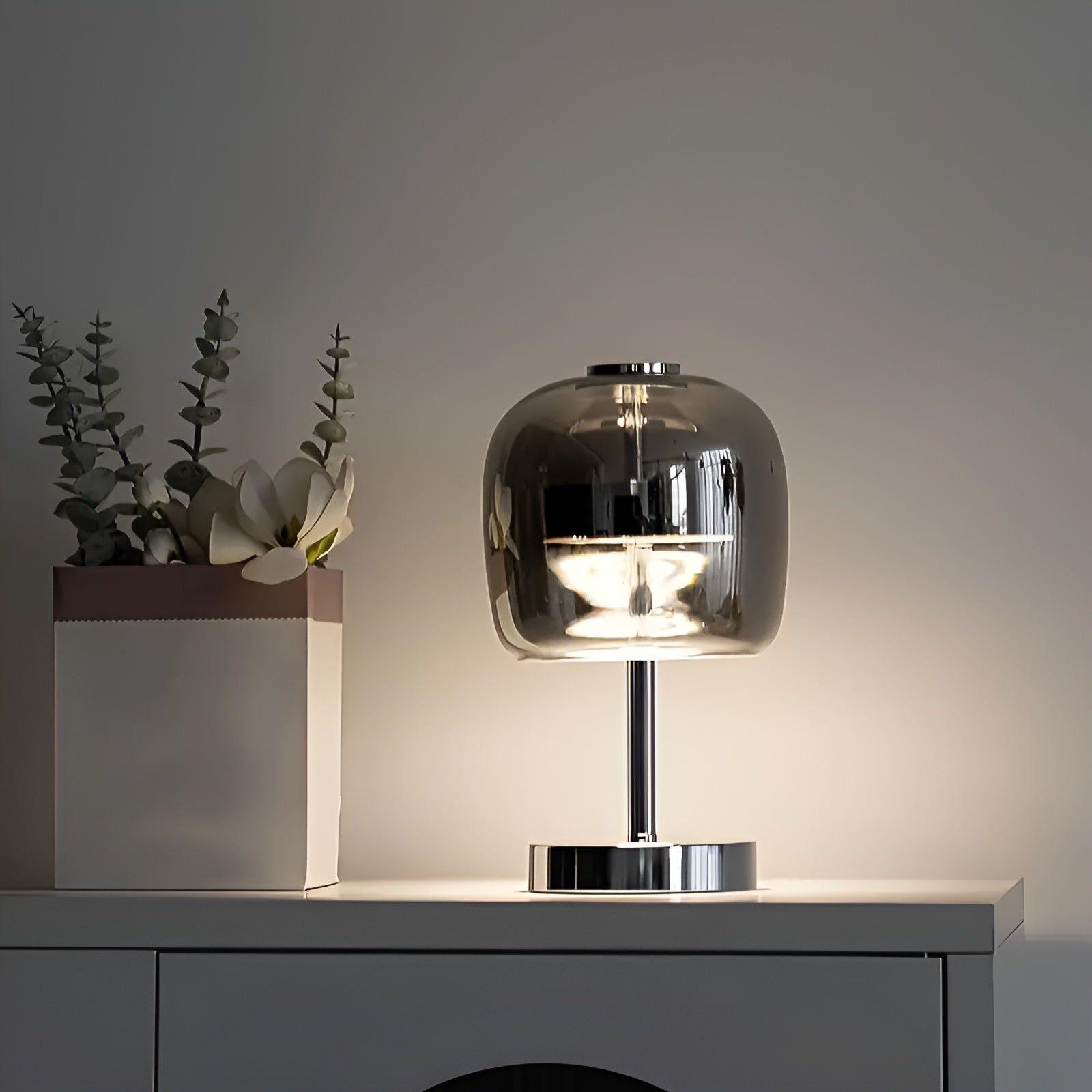 Portable - Elegant bordlampe i spejlglas