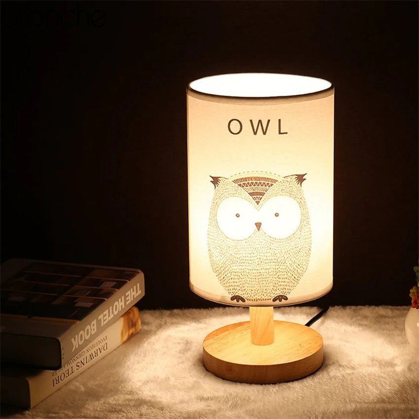 CritterGlow – Yndige Cylinder-bordlamper med dyretema