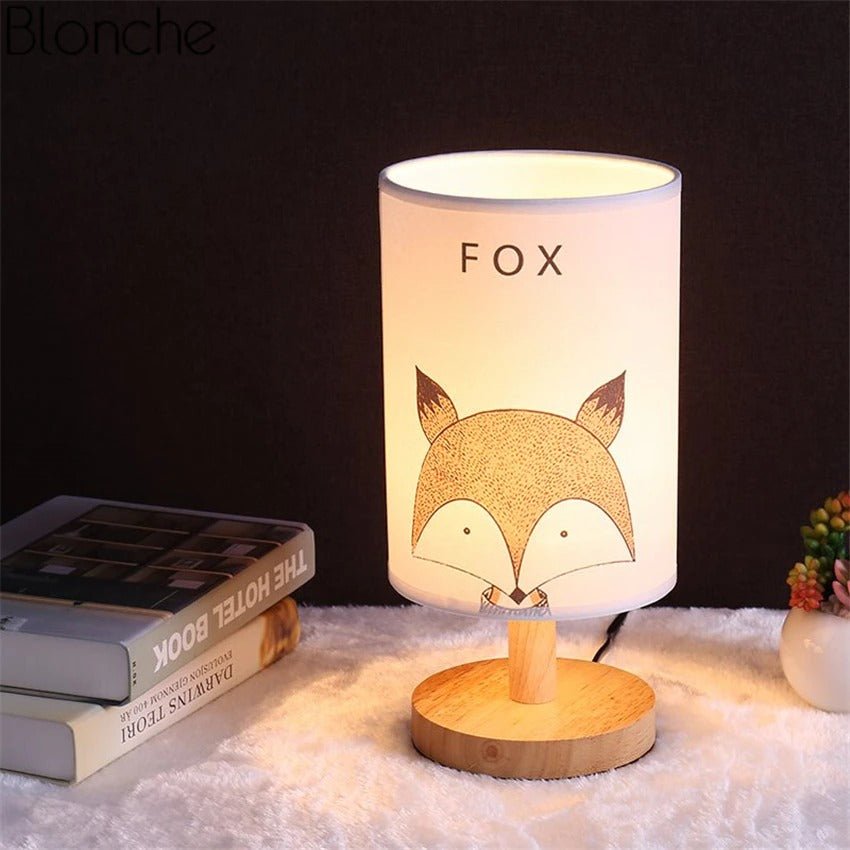 CritterGlow – Yndige Cylinder-bordlamper med dyretema