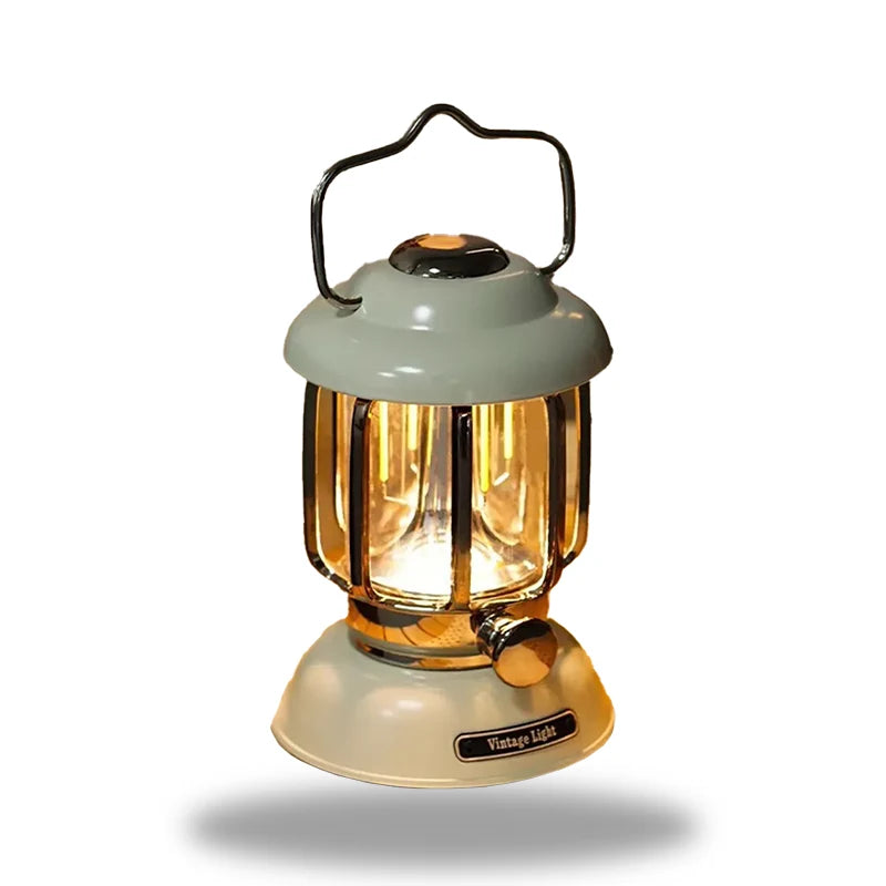 LumiHeritage - Vintage LED-lanterne med metalbur