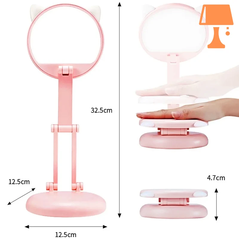 PurrGlow – Yndig foldbar kattebordslampe