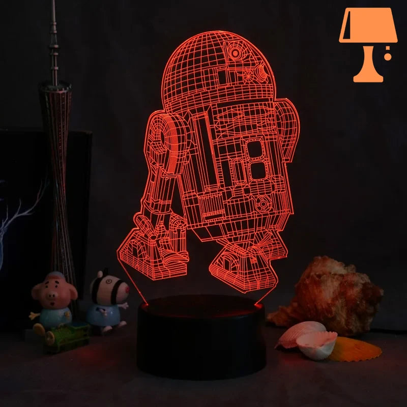 NovaGlow Legendarisk Sci-Fi LED-lampe