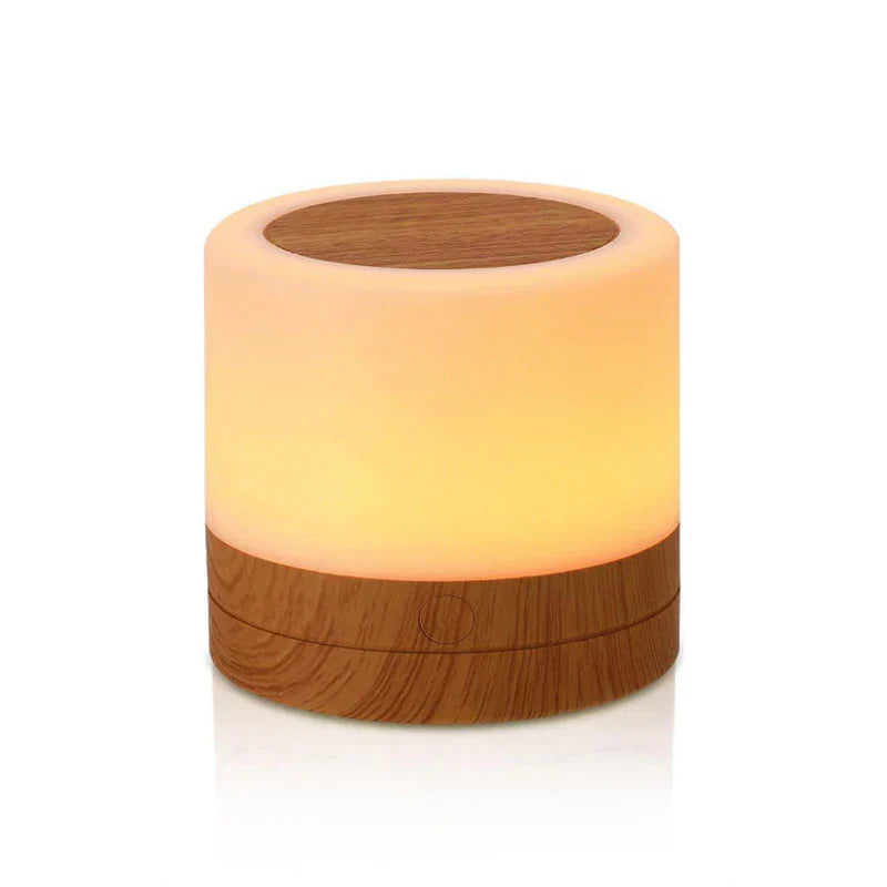 Glow Træ Sengelampe – Naturlig Elegance med Justerbar Belysning