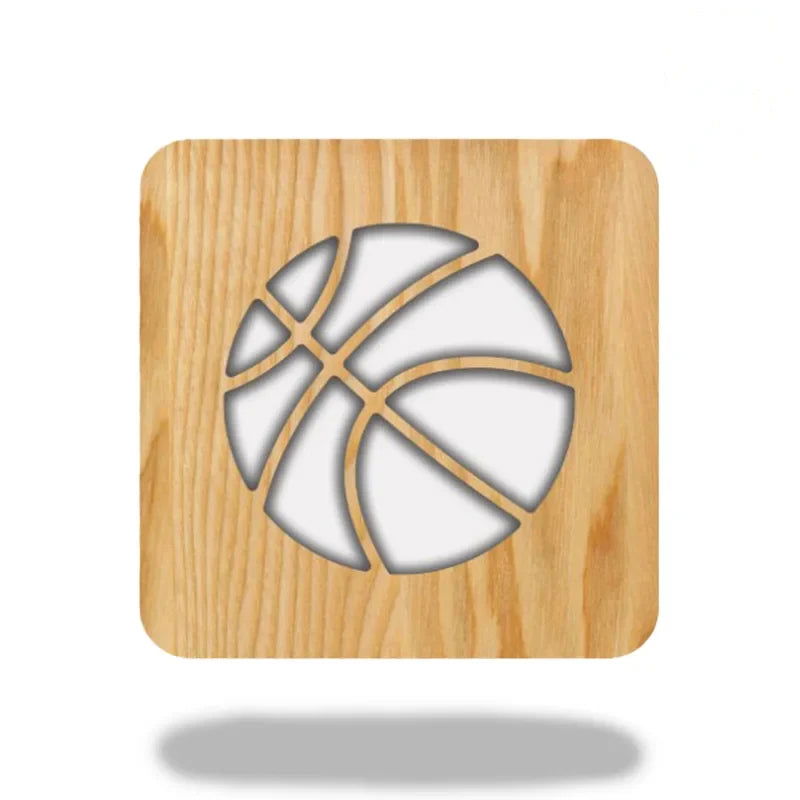 HoopsLume Stilfuld Basketball Sengelampe