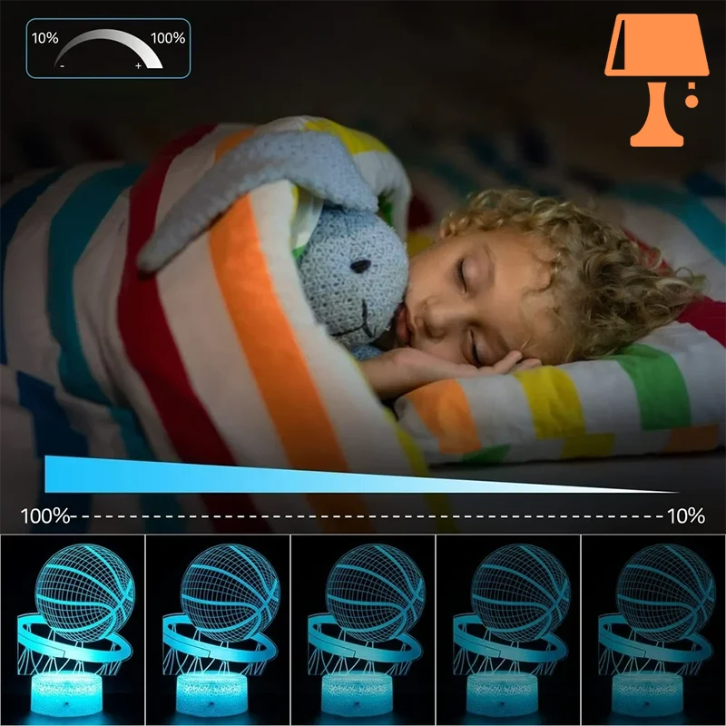 HoopsGlow LED Natlys – Perfekt til Basketballfans og Gamerum
