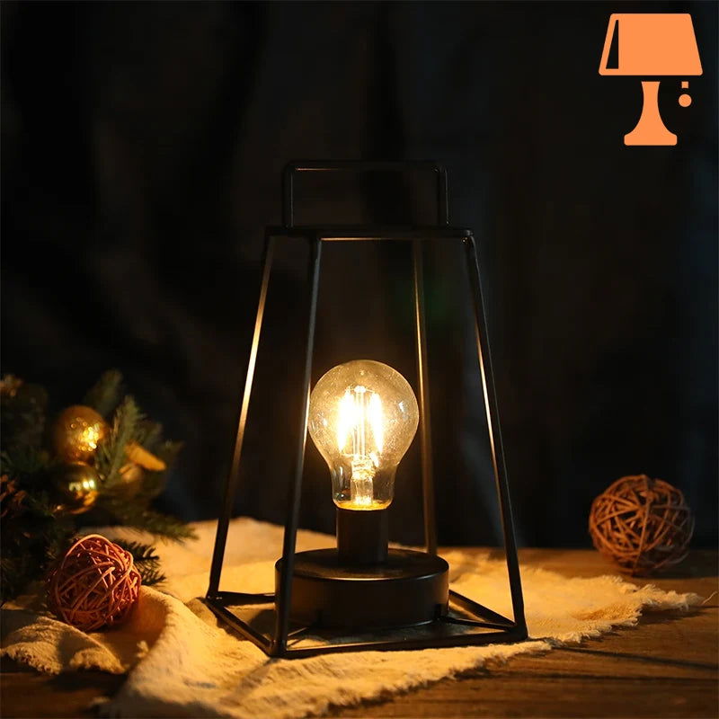 LumiFrame Geometrisk Lampe – Moderne Design med Flydende LED-Pære