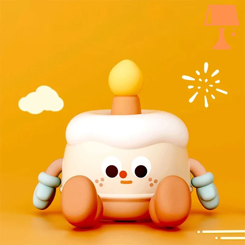 CakeGlow - Yndig kageformet lampe med stearinlys