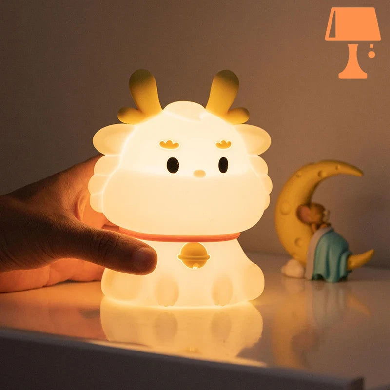 CozyRedeer – Varm rensdyrnatlampe til soveværelser