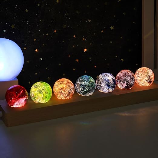 LumiGlød Krystal Lampe – Skab en Beroligende Atmosfære