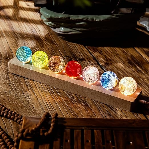 LumiGlød Krystal Lampe – Skab en Beroligende Atmosfære