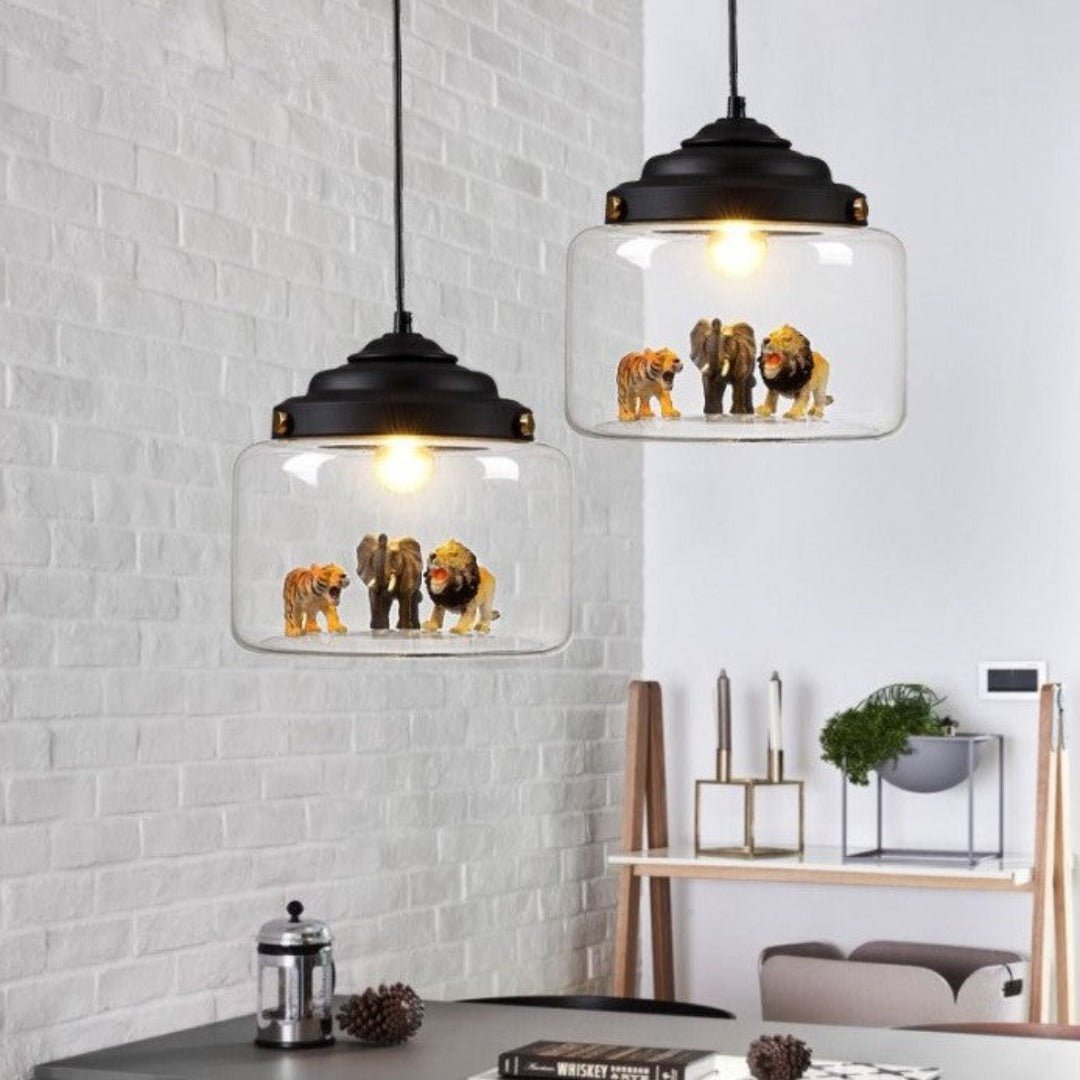 ClearGlass - Safari silhouette pendellamper