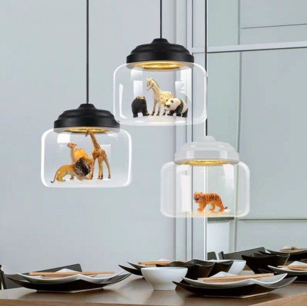 ClearGlass - Safari silhouette pendellamper