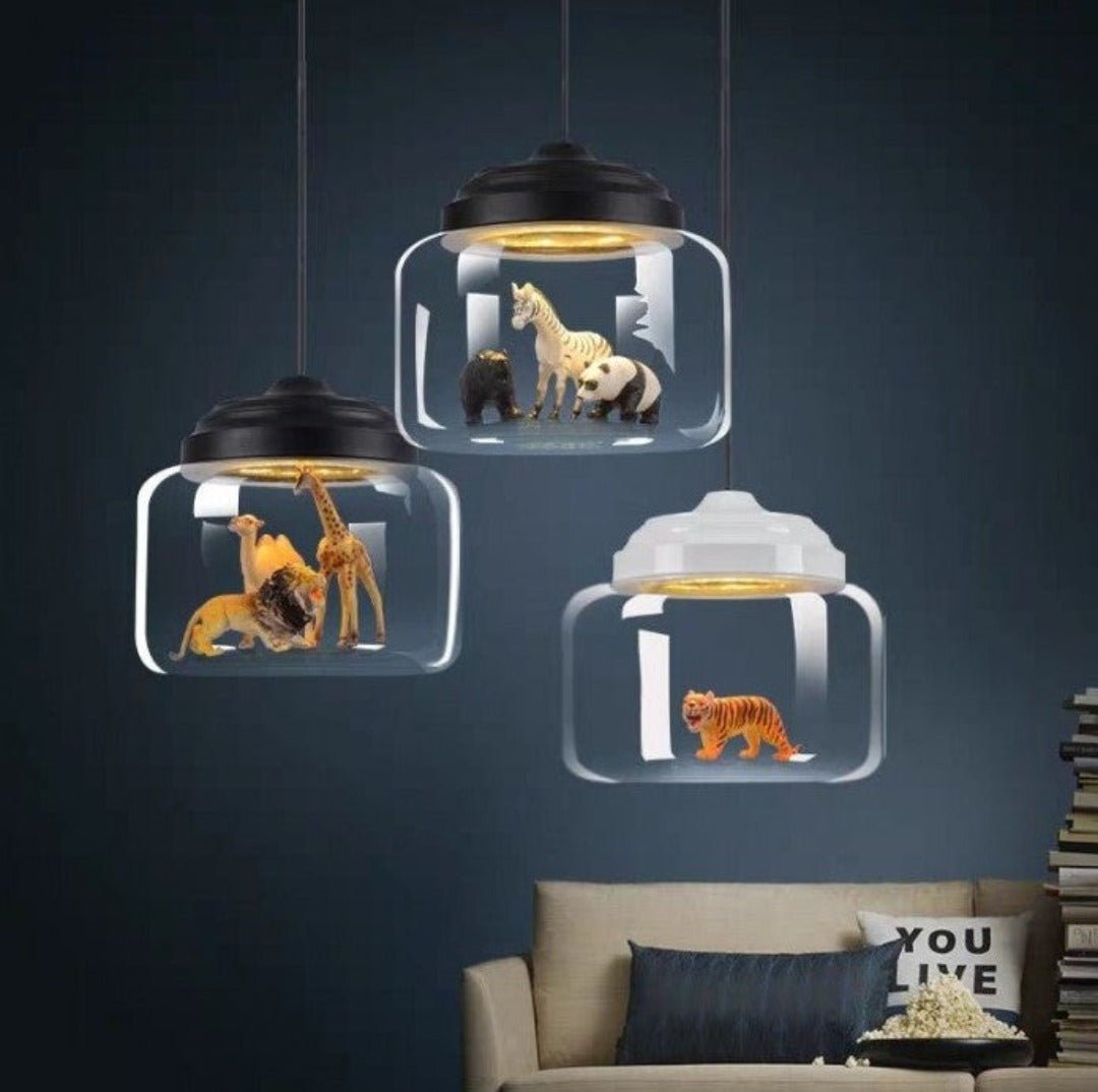 ClearGlass - Safari silhouette pendellamper