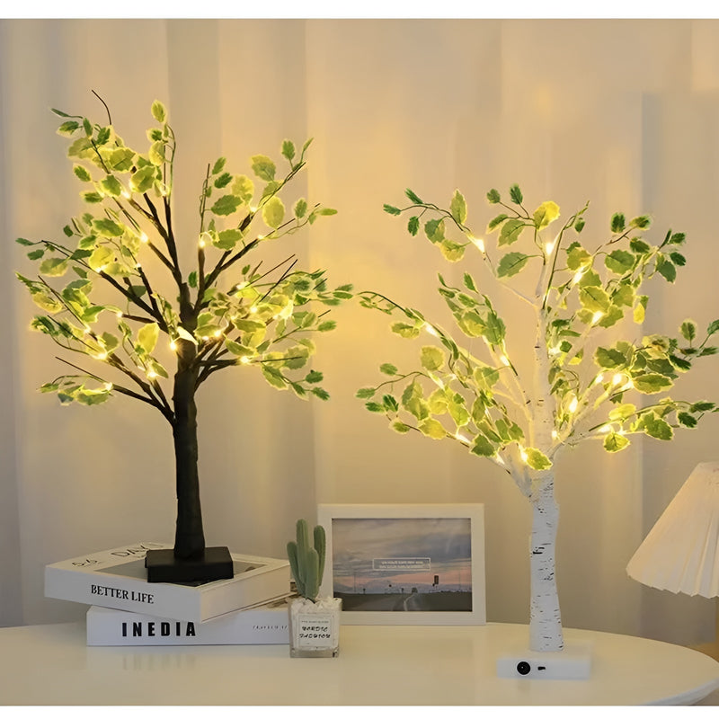 LeafLight - Unik trælampe