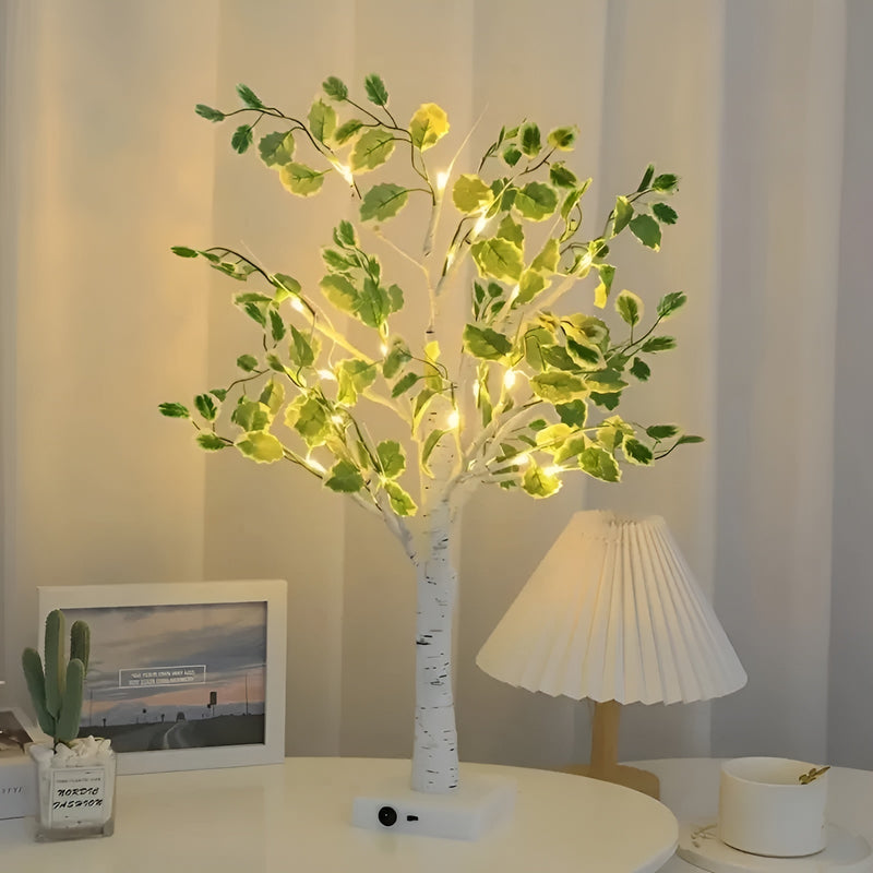 LeafLight - Unik trælampe