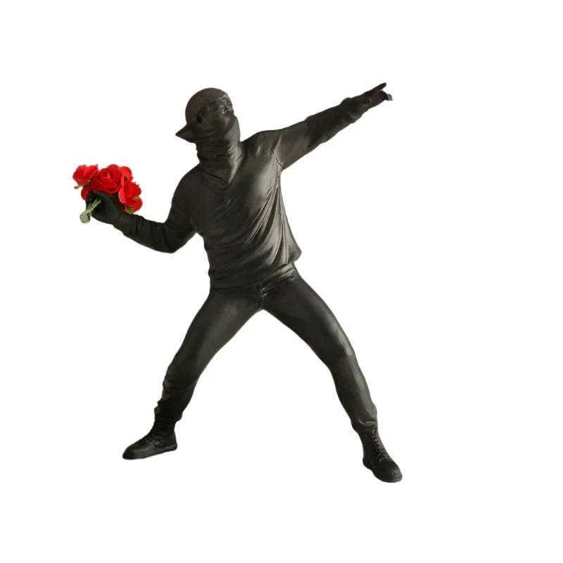 Artflare - Moderne blomsterrebelskulptur til boligindretning