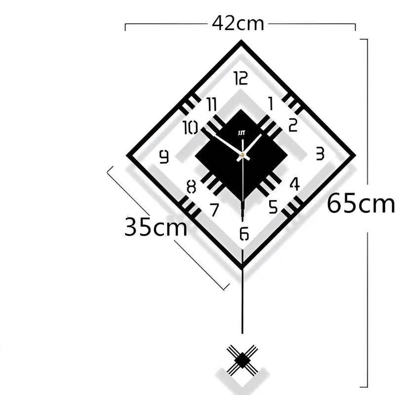 TimelessSquare - Simple Square vægur