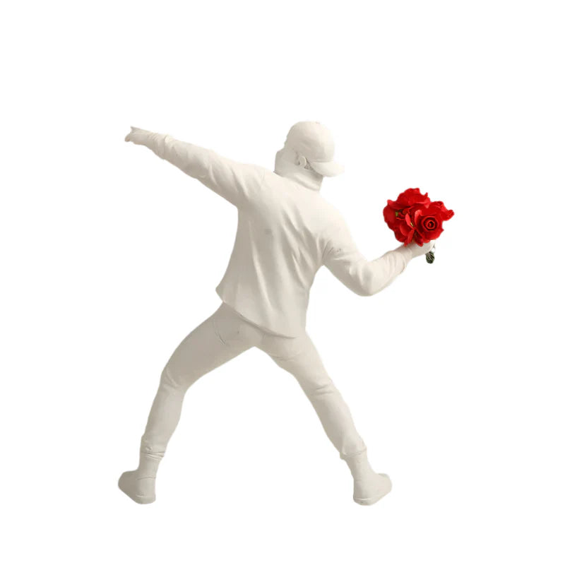 Artflare - Moderne blomsterrebelskulptur til boligindretning