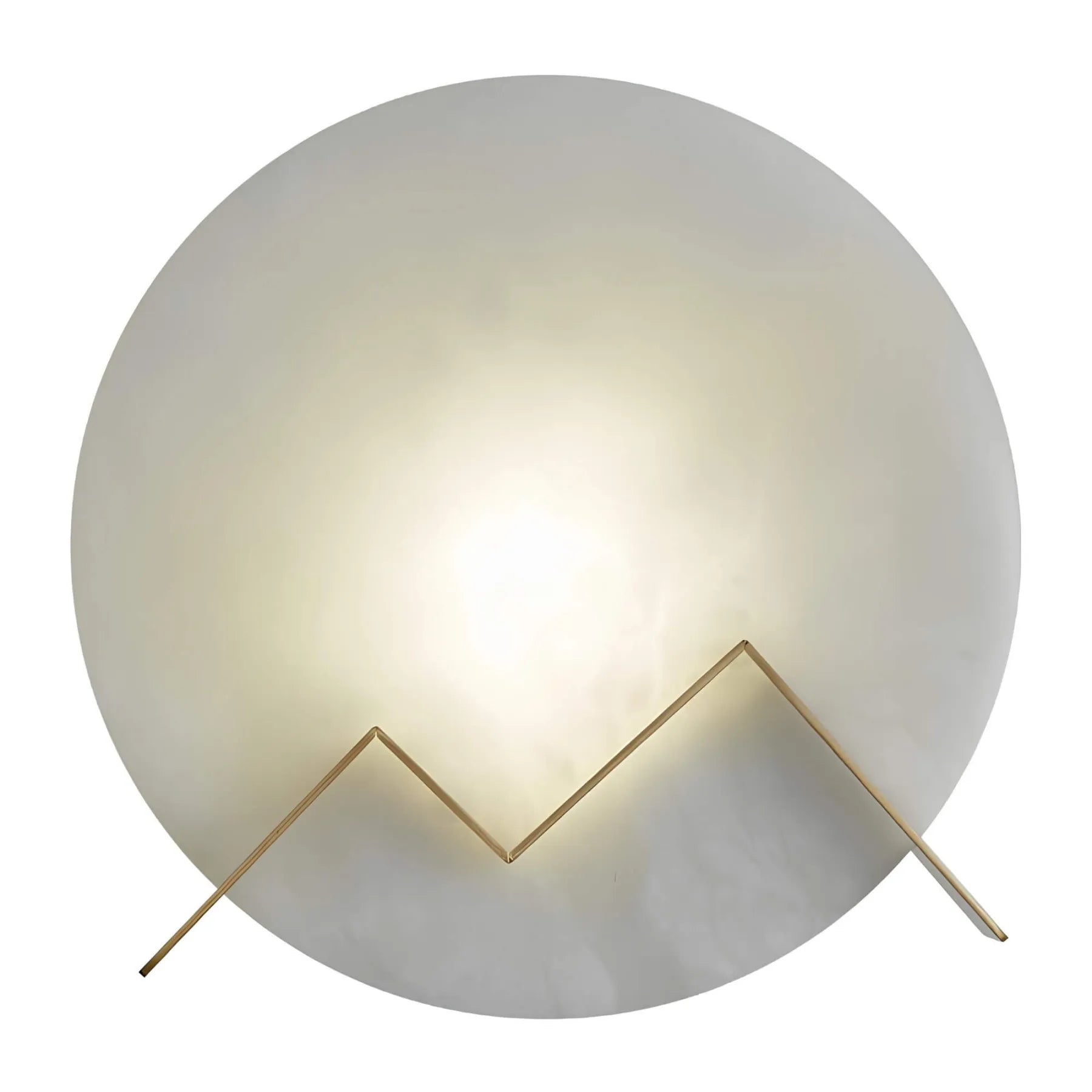 SummitGlow – Væglampe i messing med bjerginspireret design