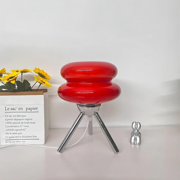 AuraGlass Moderne bordlampe med glasfod