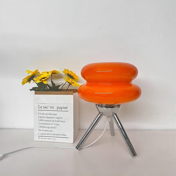 AuraGlass Moderne bordlampe med glasfod