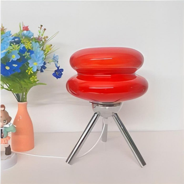 AuraGlass Moderne bordlampe med glasfod