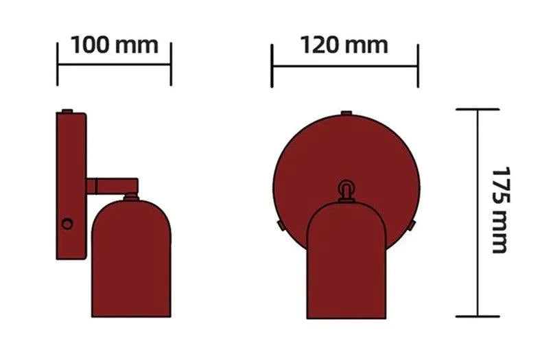 LumiCyl - Moderne cylindriske vægmonterede spots