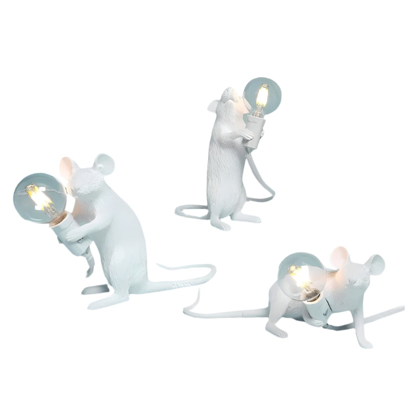 LumoMouse - Dekorativ Bordlampe med Legende Museform