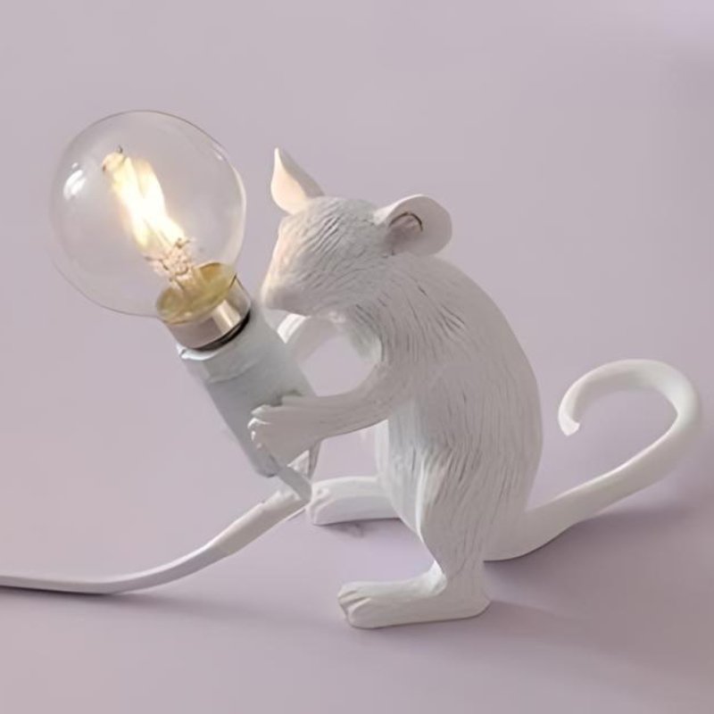 LumoMouse - Dekorativ Bordlampe med Legende Museform