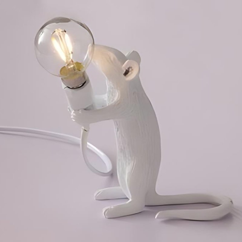 LumoMouse - Dekorativ Bordlampe med Legende Museform