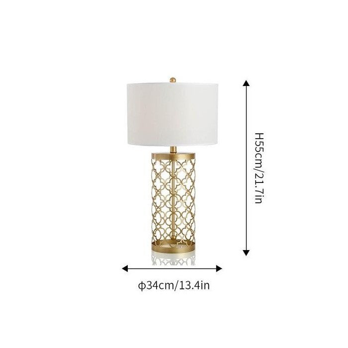 OpalGlow - Elegant gennembrudt bordlampe