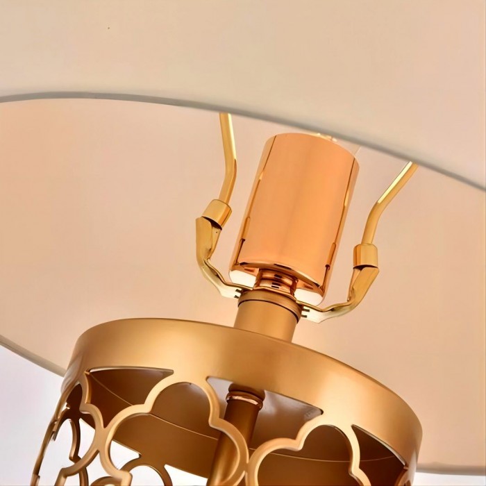 OpalGlow - Elegant gennembrudt bordlampe