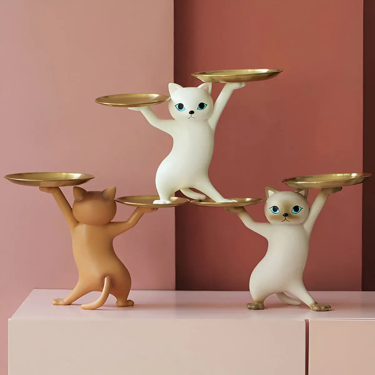 WhiskerCharm- Katteformet Smykkebakke med Charme