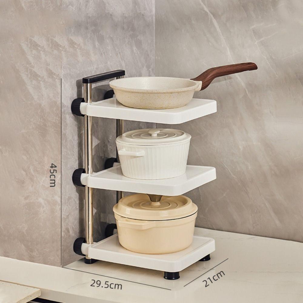 EasyStore - Justerbar hylde i 3 niveauer for effektiv opbevaring