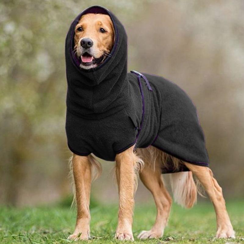 CozyPaws - Hundefrakke med hætte i fleece for varme og komfort
